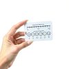 Lashicorn Pain Assessment Card White Plastic Clip 5‑Pack-5