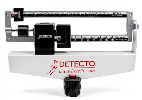Detecto Physician Scale 339 Dual‑Reading Eye Level with Height Rod-1