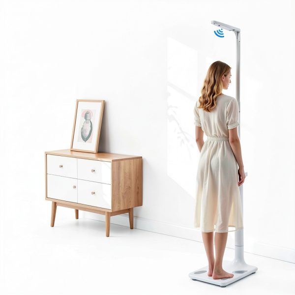 LIOUERS Physician Scale with Ultrasonic Height and Precision Sensors-7