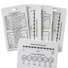 Lashicorn Pain Assessment Card White Plastic Clip 5‑Pack-1