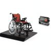 CDWTPS Wheelchair Scale Long 1000lb Portable Medical Scale with LED-2
