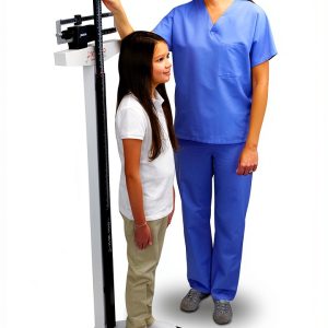 Detecto Physician Scale 339 Dual‑Reading Eye Level with Height Rod-0