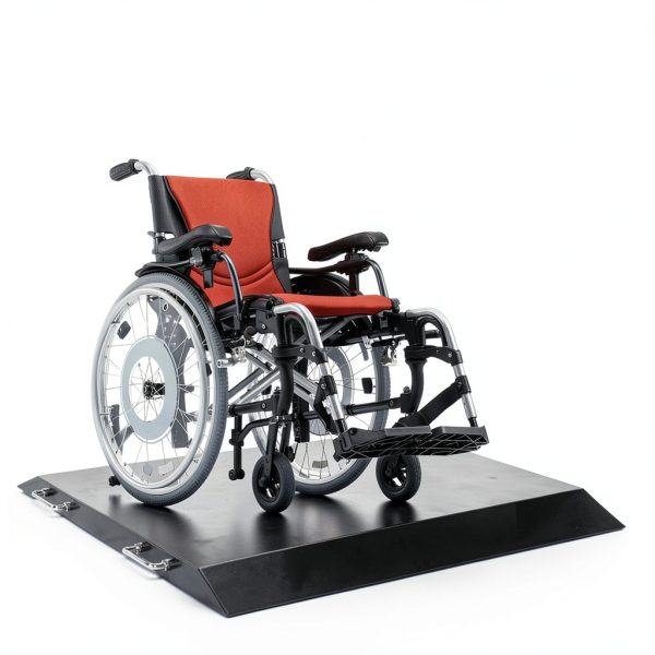 CDWTPS Wheelchair Scale Long 1000lb Portable Medical Scale with LED-4