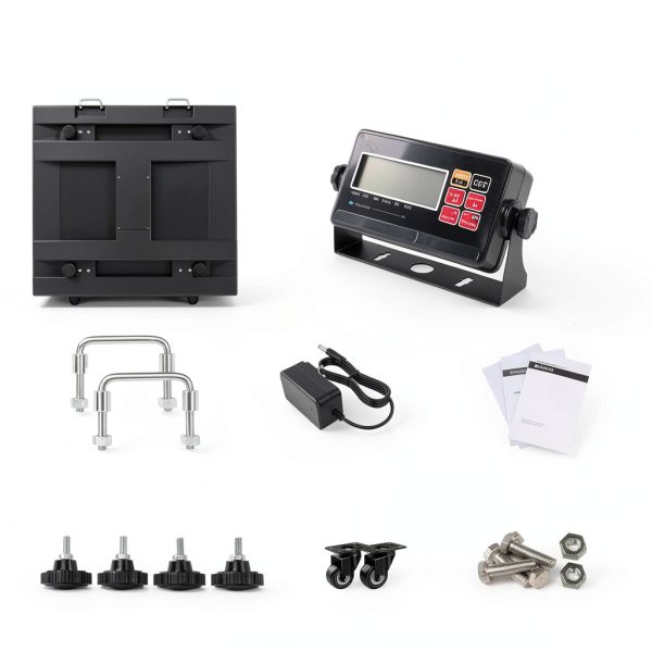 CDWTPS Wheelchair Scale Long 1000lb Portable Medical Scale with LED-6