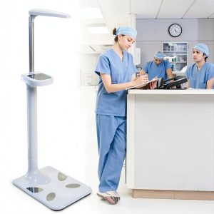 LIOUERS Physician Scale with Ultrasonic Height and Precision Sensors-0