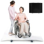 CDWTPS Wheelchair Scale Long 1000lb Portable Medical Scale with LED-0