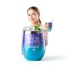 LUCOTIYA Purple Insulated Tumbler Gift Set 7-Piece with Lavender-2