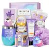 LUCOTIYA Purple Insulated Tumbler Gift Set 7-Piece with Lavender-0