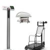 seca 777 Physician Scale 550lb Capacity Height Rod 4‑90in Battery-6