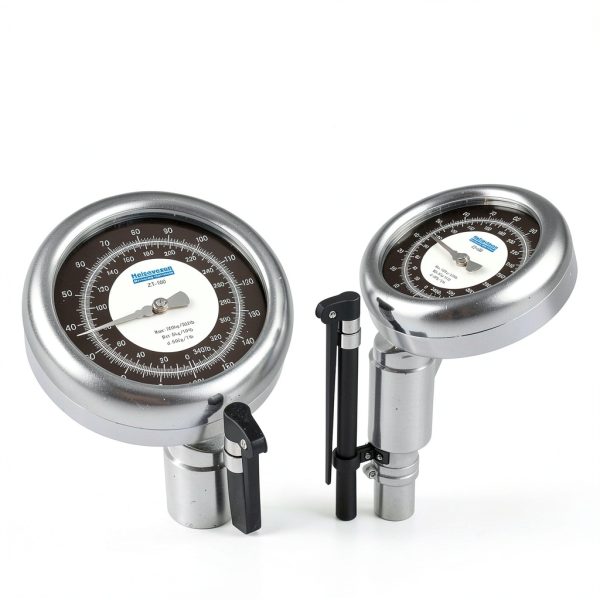 Helsevesen Physician Beam Scale, Classic Mechanical Beam Scales with Large Round Dial, Height and Weight Scale, SZT-160-3